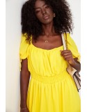 Airy yellow Spanish dress 03045 - Online store - Boutique